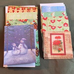 Christmas boxes. 3- 9 3/8 x 14 3/4, 1- 8 1/8 x 11, 
9- 8 x 8, 2- 9 1/2 x 14 1/4